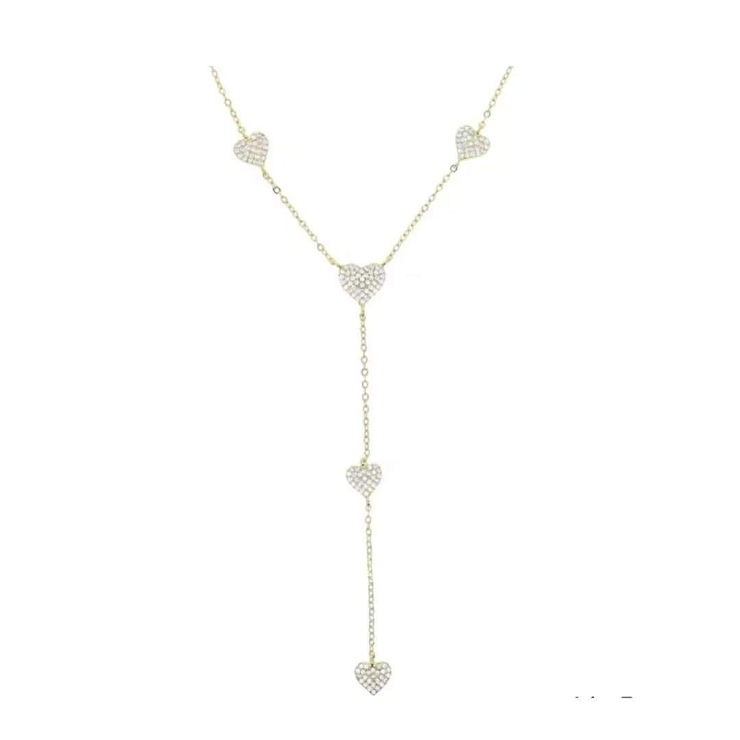 Lots of Love Necklace- Gold