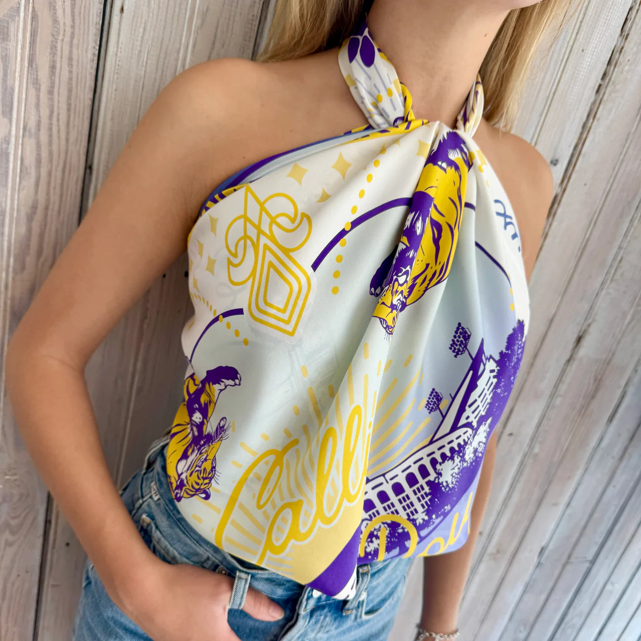 Geaux Silk Scarf