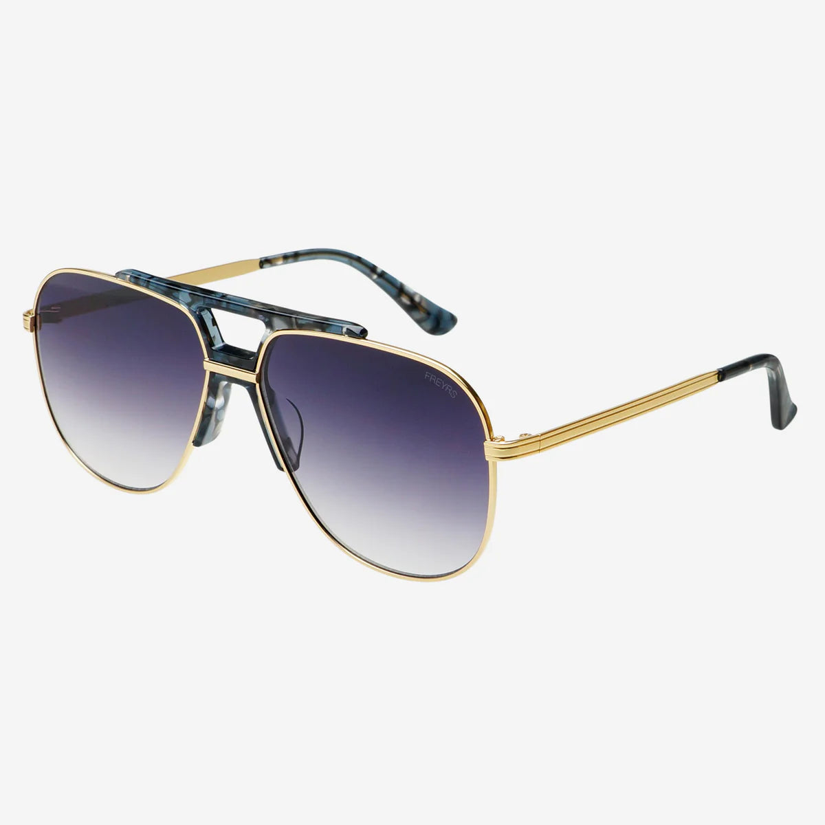 Sunglasses- Logan Light Gold/Gray (1149-7)