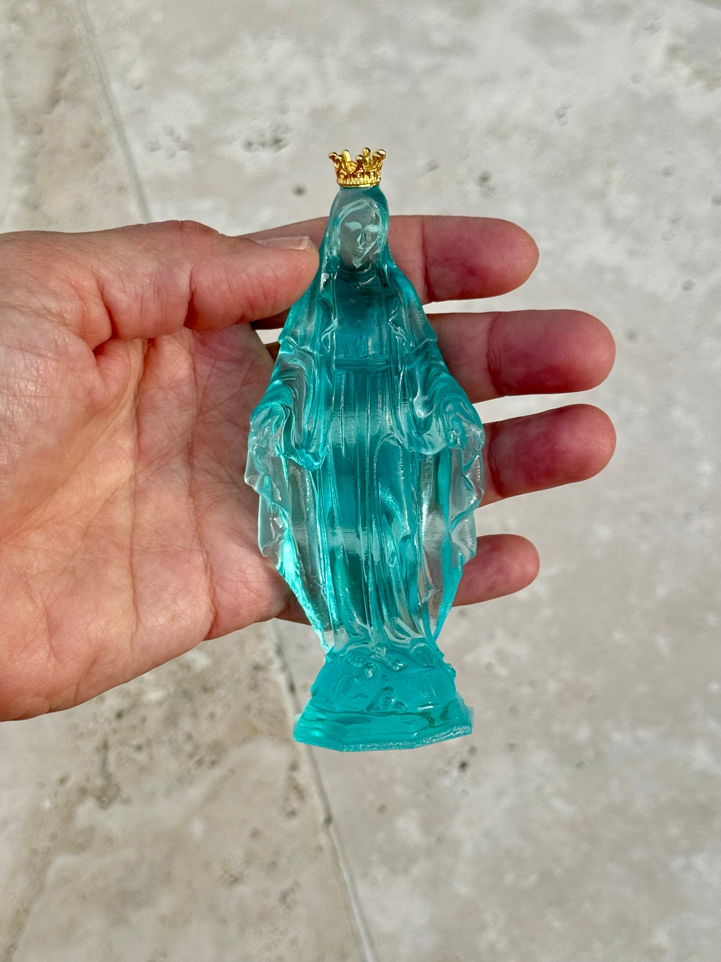 Blessed Mother- 4" Tourmaline