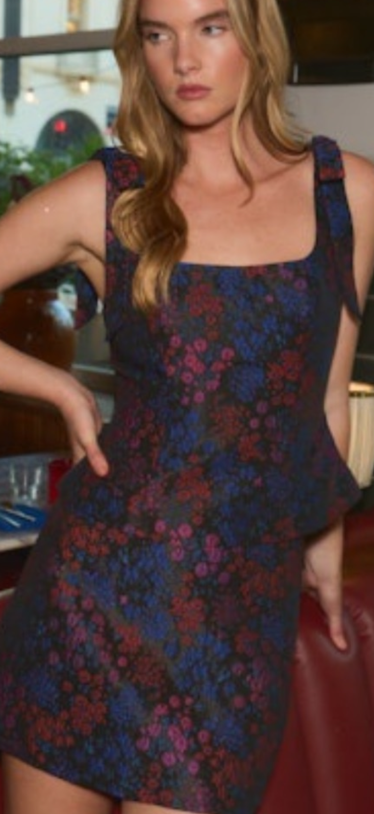Morgan Mini Skirt- Navy Multi
