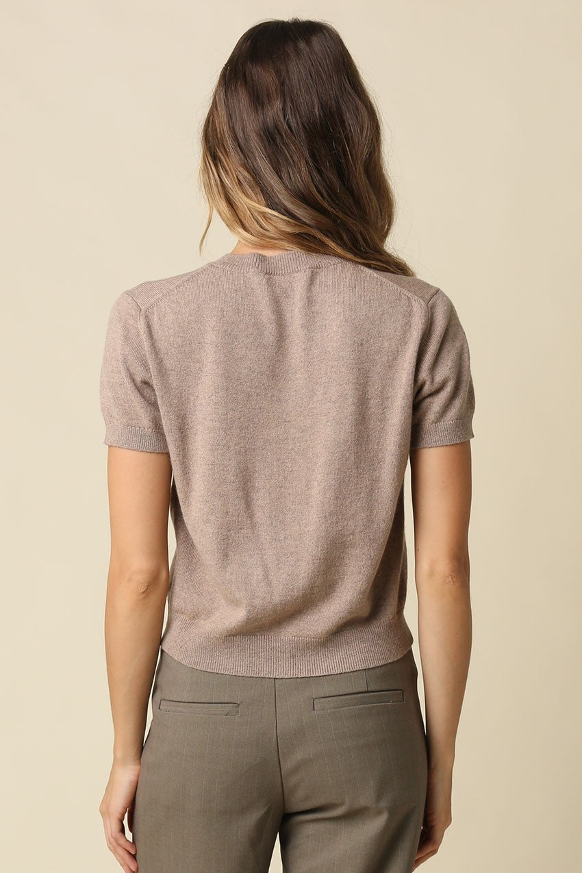 Maddie Knit Cardigan- Mocha