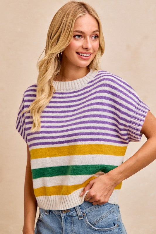 St. Ann Stripe MG Top