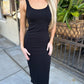 Z Supply Viviana Rib Dress- Black