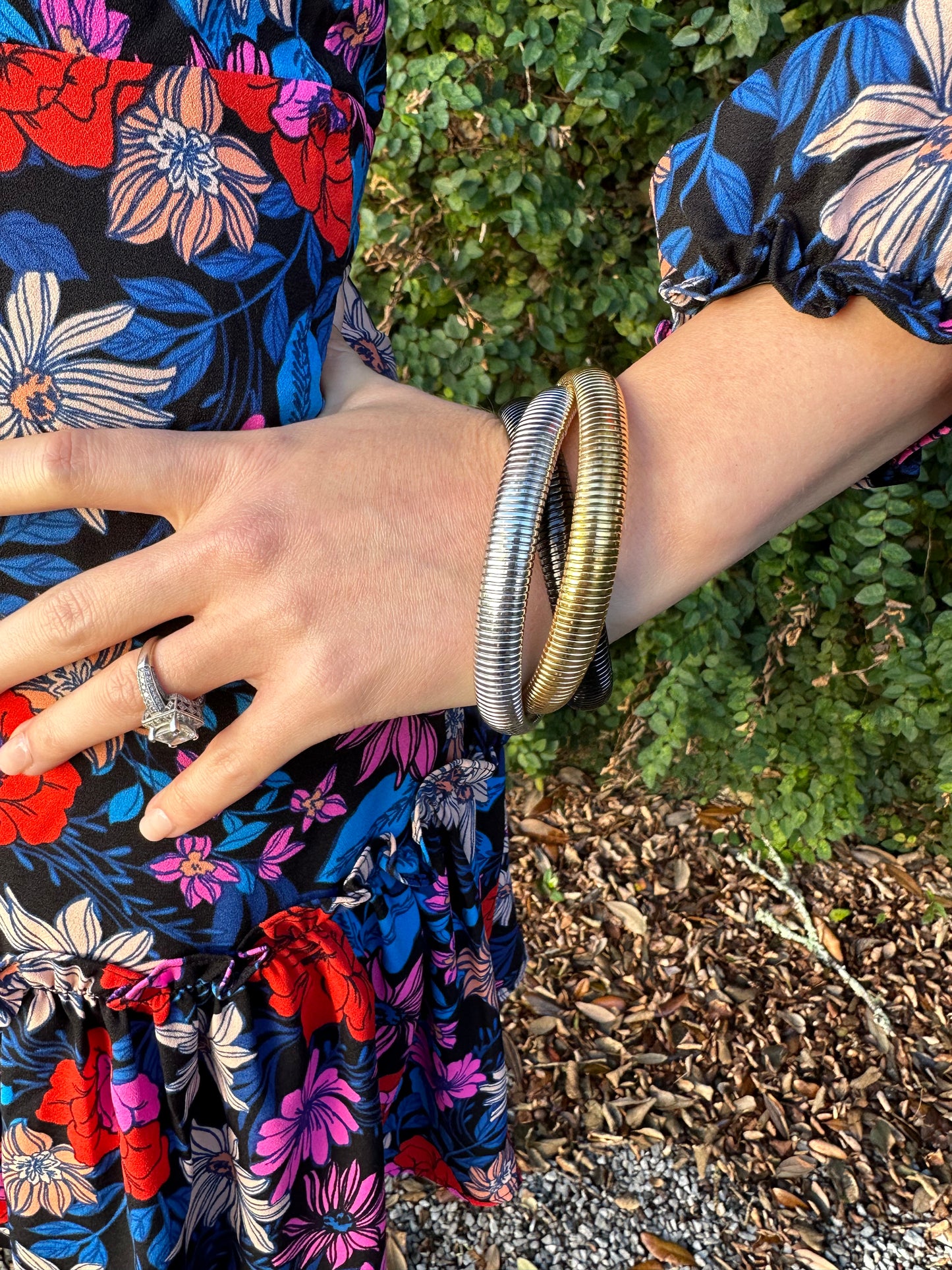 Cobra Bracelets- Mixed Metal