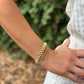 Rolly Bracelet- Pearl & Gold