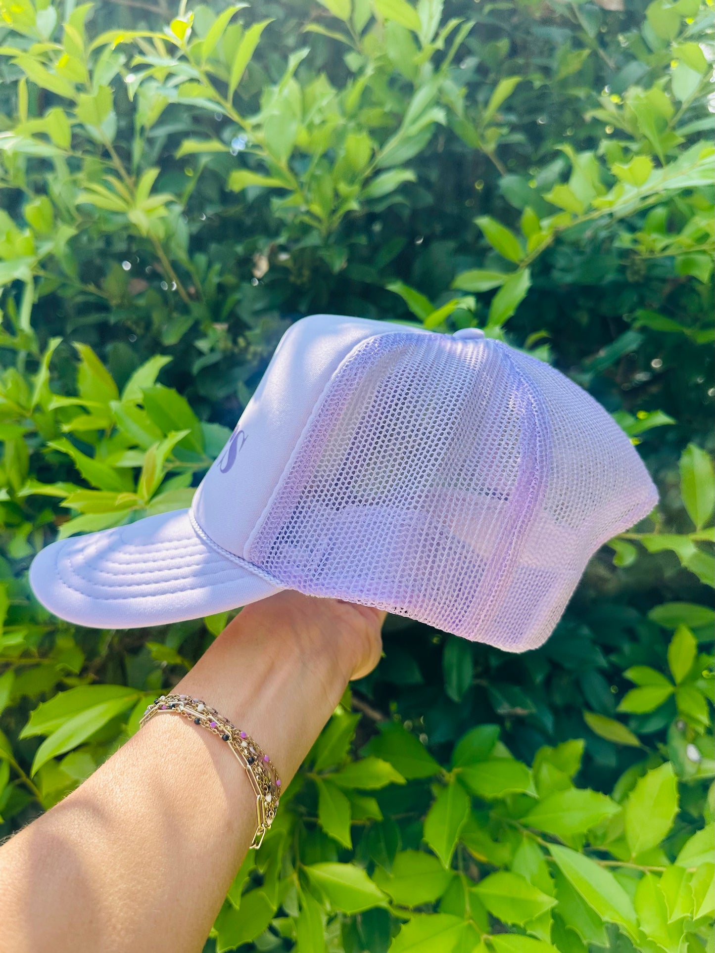 Tigers Trucker Hat- Lavender