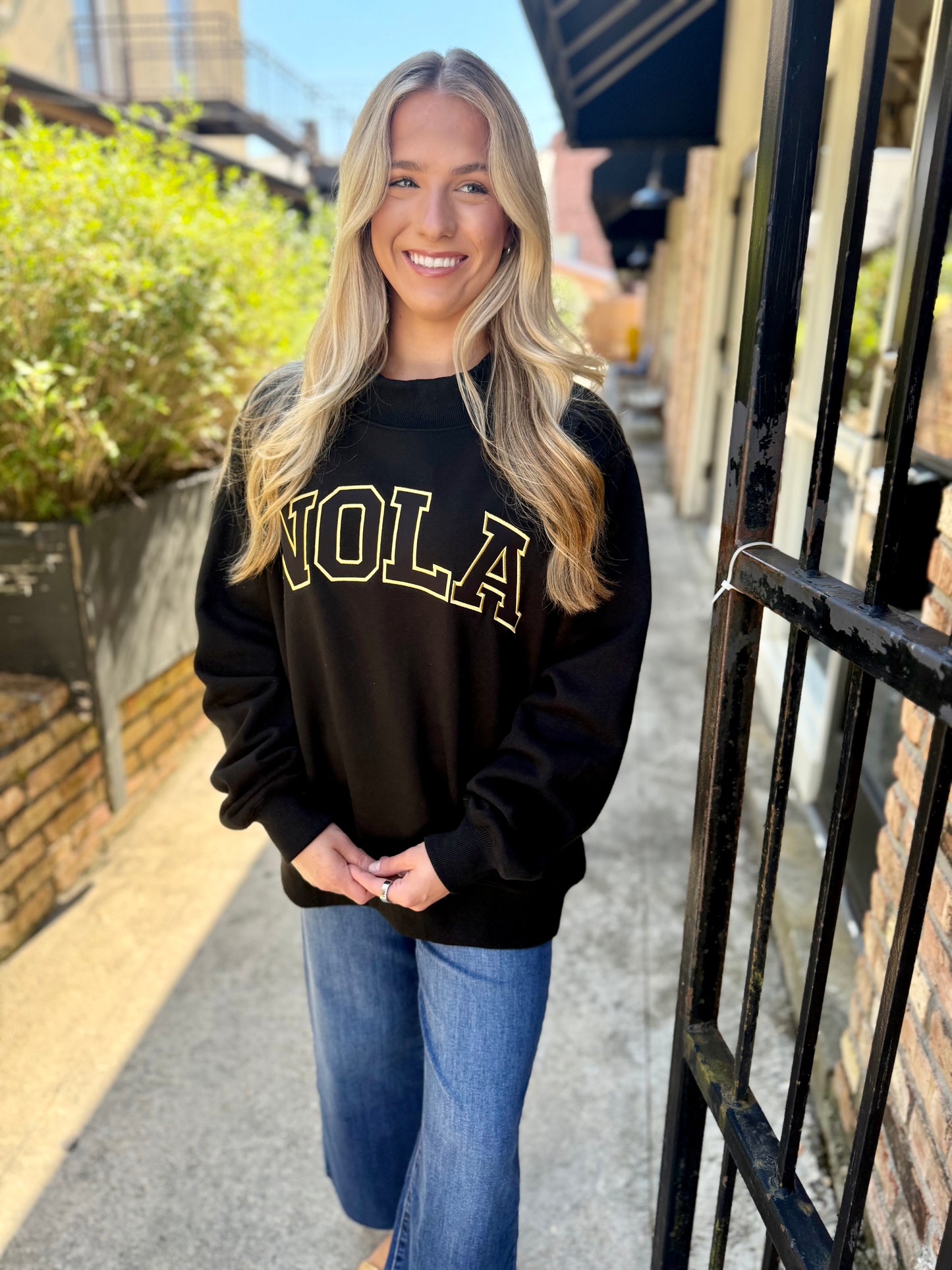 NOLA Mockneck Sweater- Black