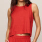 Z Supply Sloane Linen Tank- Chili Pepper