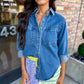 Queen Colorblock Stripe Skort