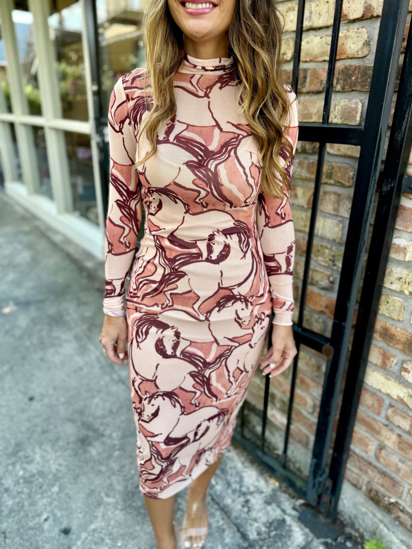 Vivienne Dress- Sorrel Horse