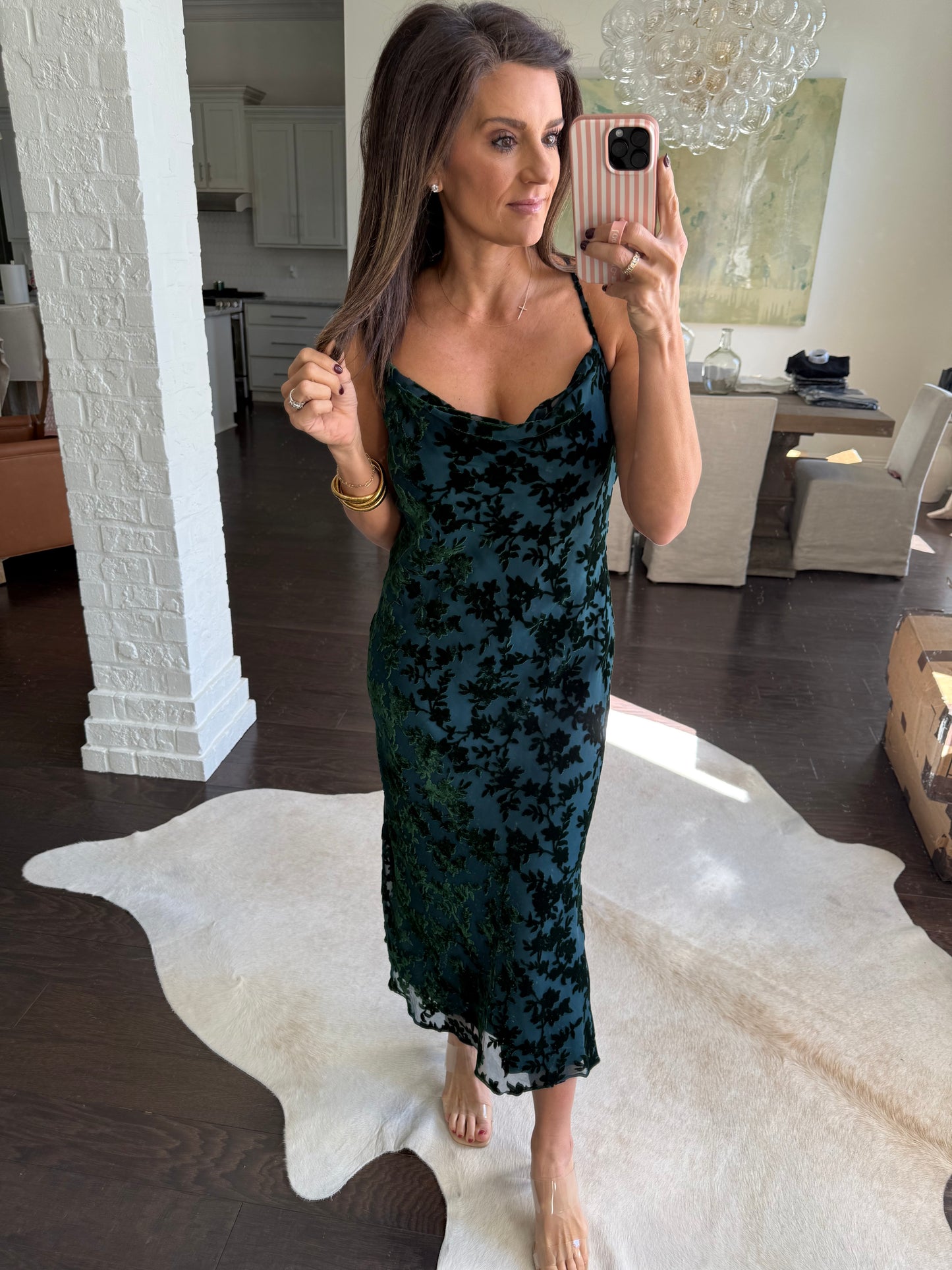 Wisteria Maxi Dress- Teal