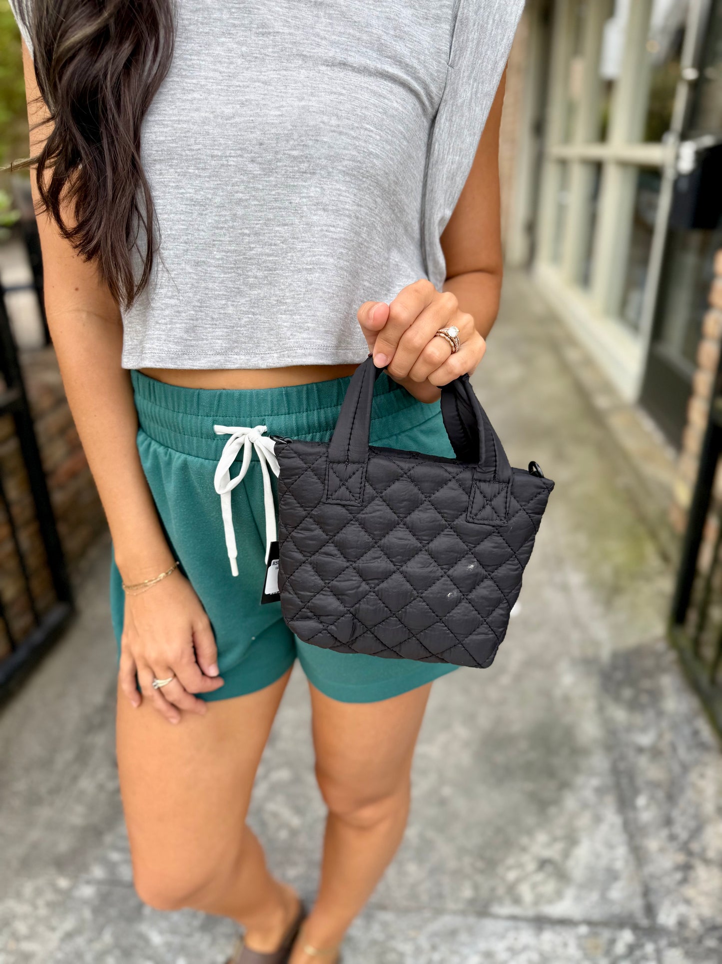 Wally Mini Metro Bag- Black