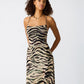 Adella Maxi Dress- Caramel Zebra