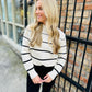 Z Supply Milan Stripe Sweater- Natural