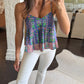 Emily Tank Top- Blue