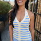 Berrigan Stripe Halter Tank