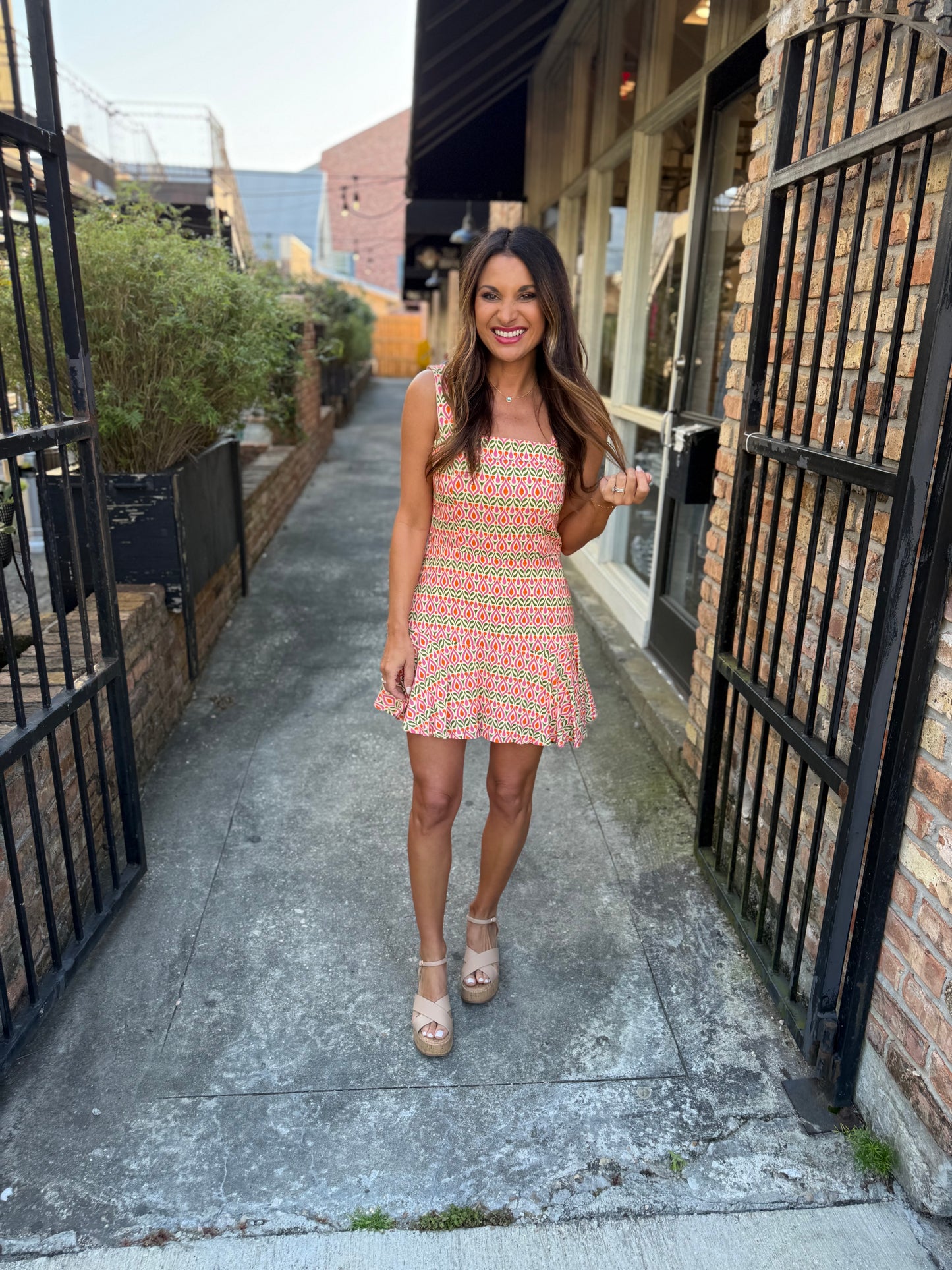 Emily Mini Dress- Mod Meadow