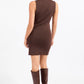 Going Places Mini Dress- Chocolate