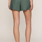 Z Supply Vantage Linen Shorts- Everglade