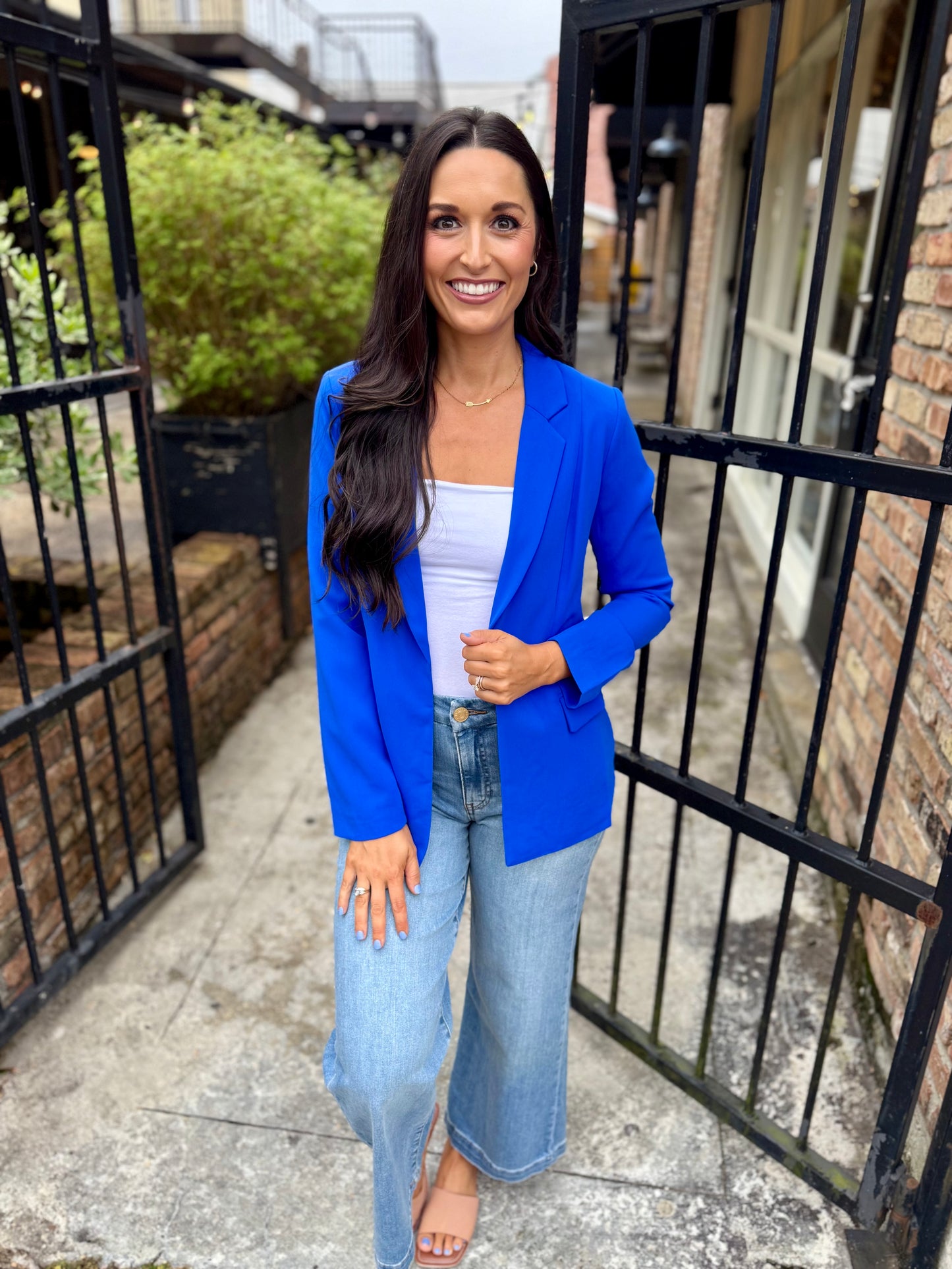 Paul Pocket Blazer- Electric Blue
