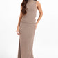 Brianna Sweater Tank- Taupe