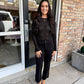 Sierra Knit Top- Black