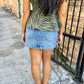 Meaux Denim Mini Skirt- Medium Denim