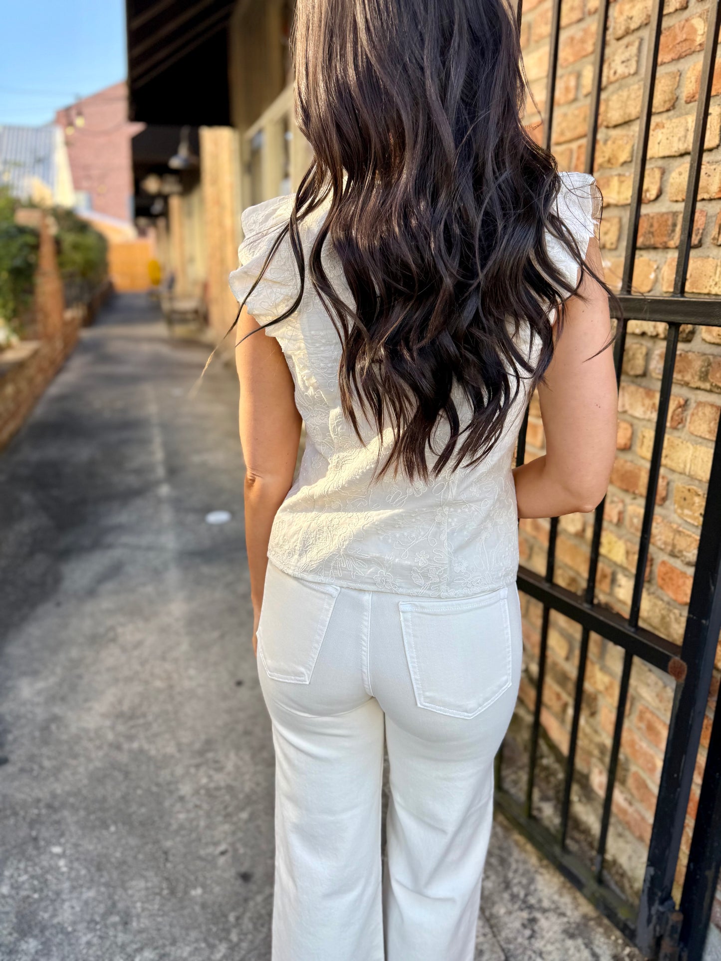 Springtide Charm Top- Cream