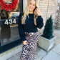 Leopard Mid-Rise Midi Skirt