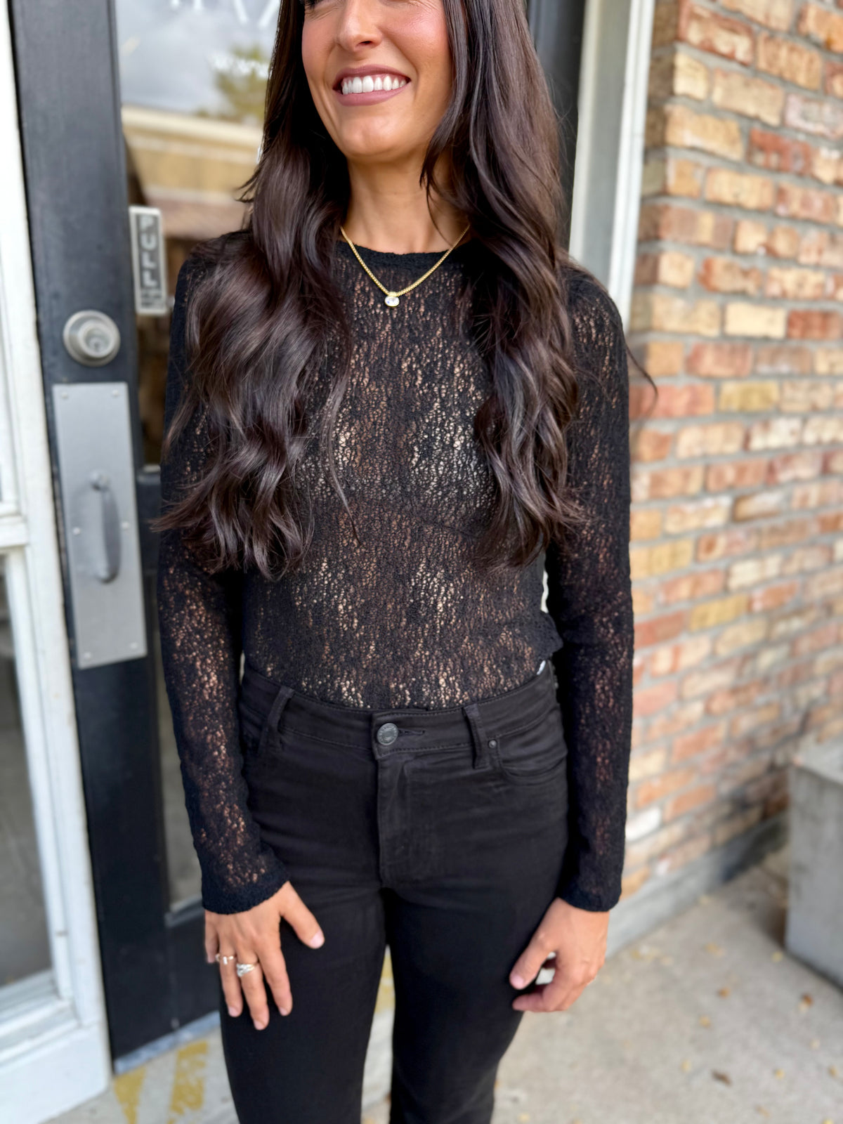 Sierra Knit Top- Black