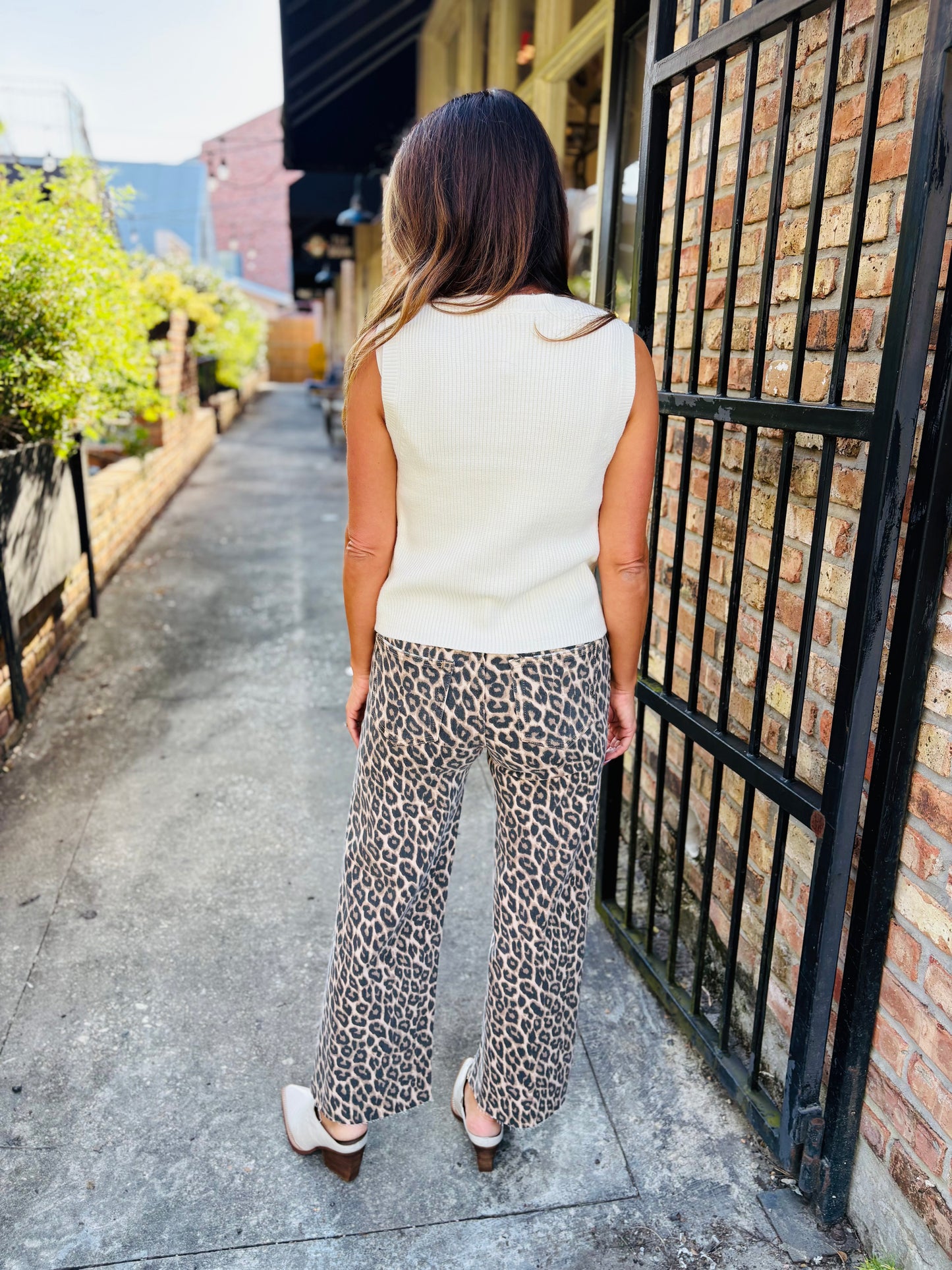 Aliya Sweater Top- Cream