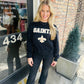 Saints Chenille Sweatshirt- Black