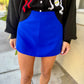 Anderson Mini Skort- Royal