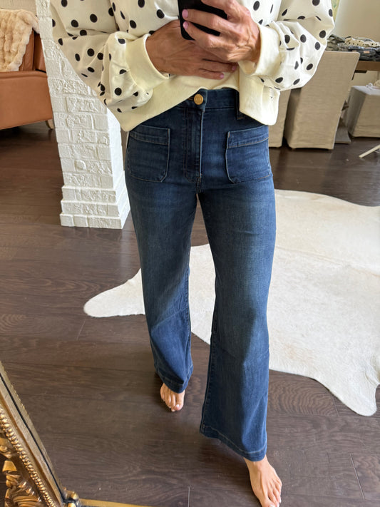 Meg (Cheerfully) HR Front Pocket Denim