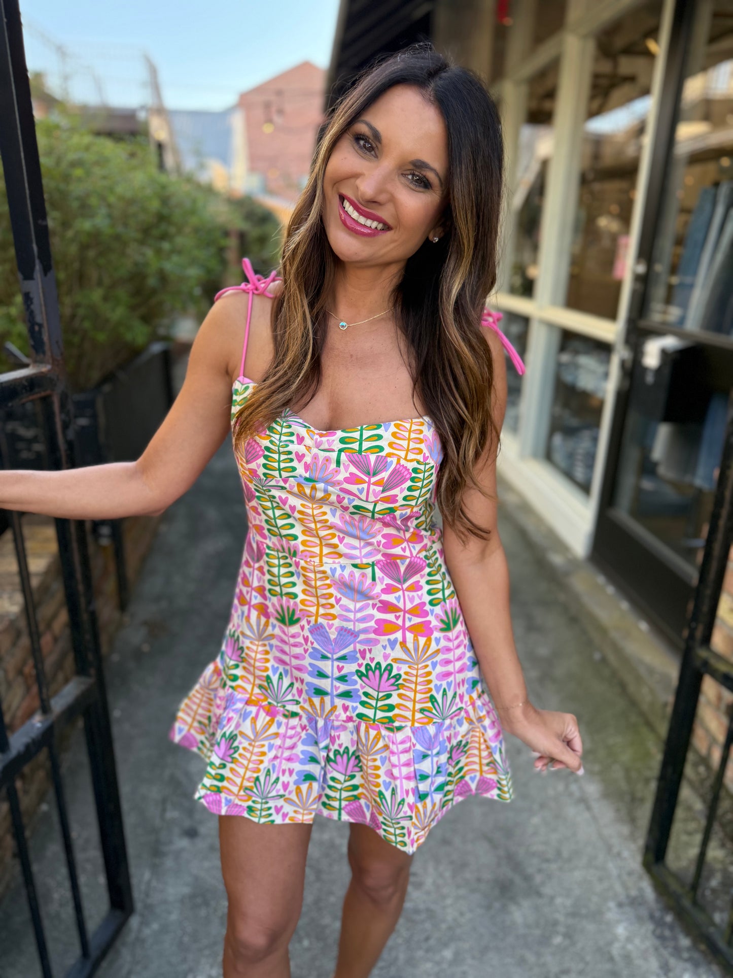 Vivi Romper- Petal Parade
