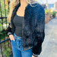 Dallas Faux Fur Jacket- Black