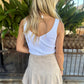 Kaia Tank Top- White