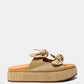 Kiki Platform Sandal- Raffia