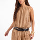 City Daze Top- Taupe