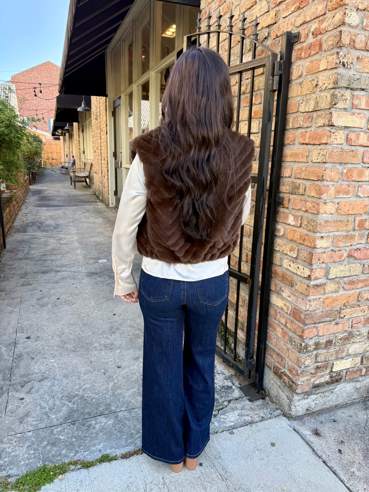 Luxie Vest- Dk Espresso