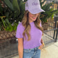 Tigers Trucker Hat- Lavender