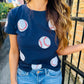 Baseball Tee- Blue