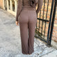 Z Supply Just Right Rib Pant- Cocoa Bean