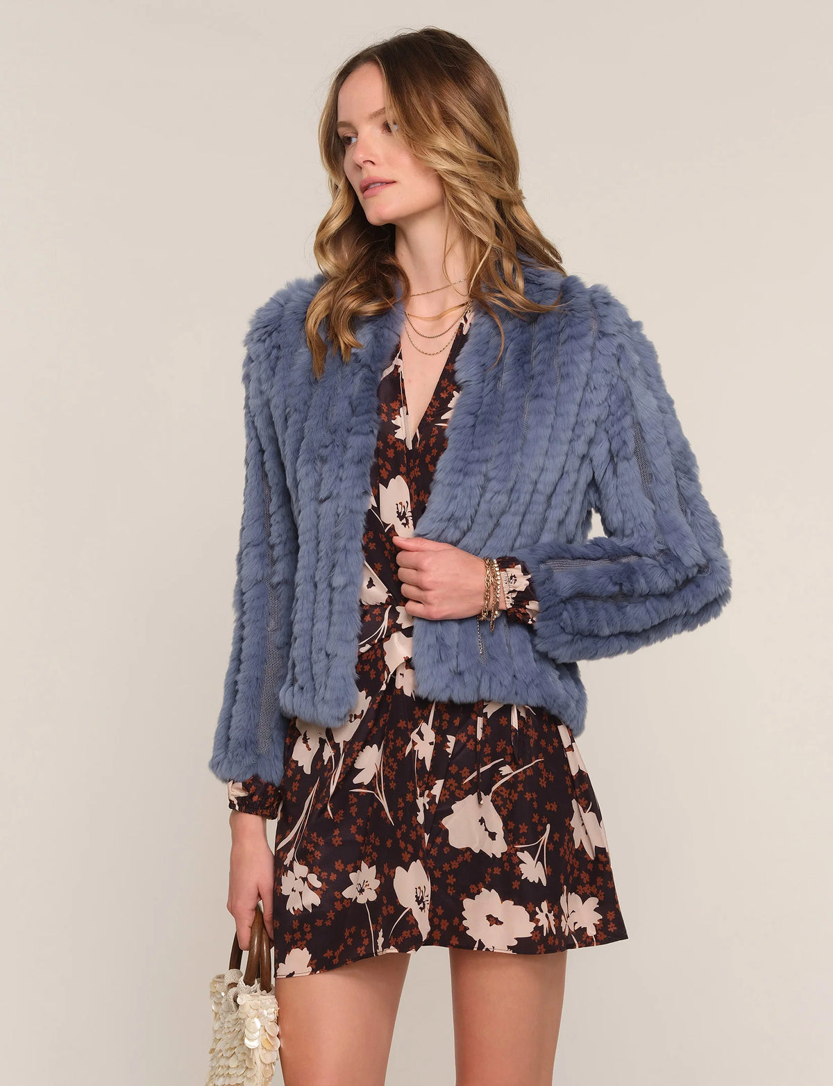 Rosa Fur Jacket- Carolina