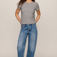 Z Supply Junie Slub Tee- Classic H Grey
