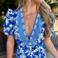 Amara Floral Puff Sleeve Romper