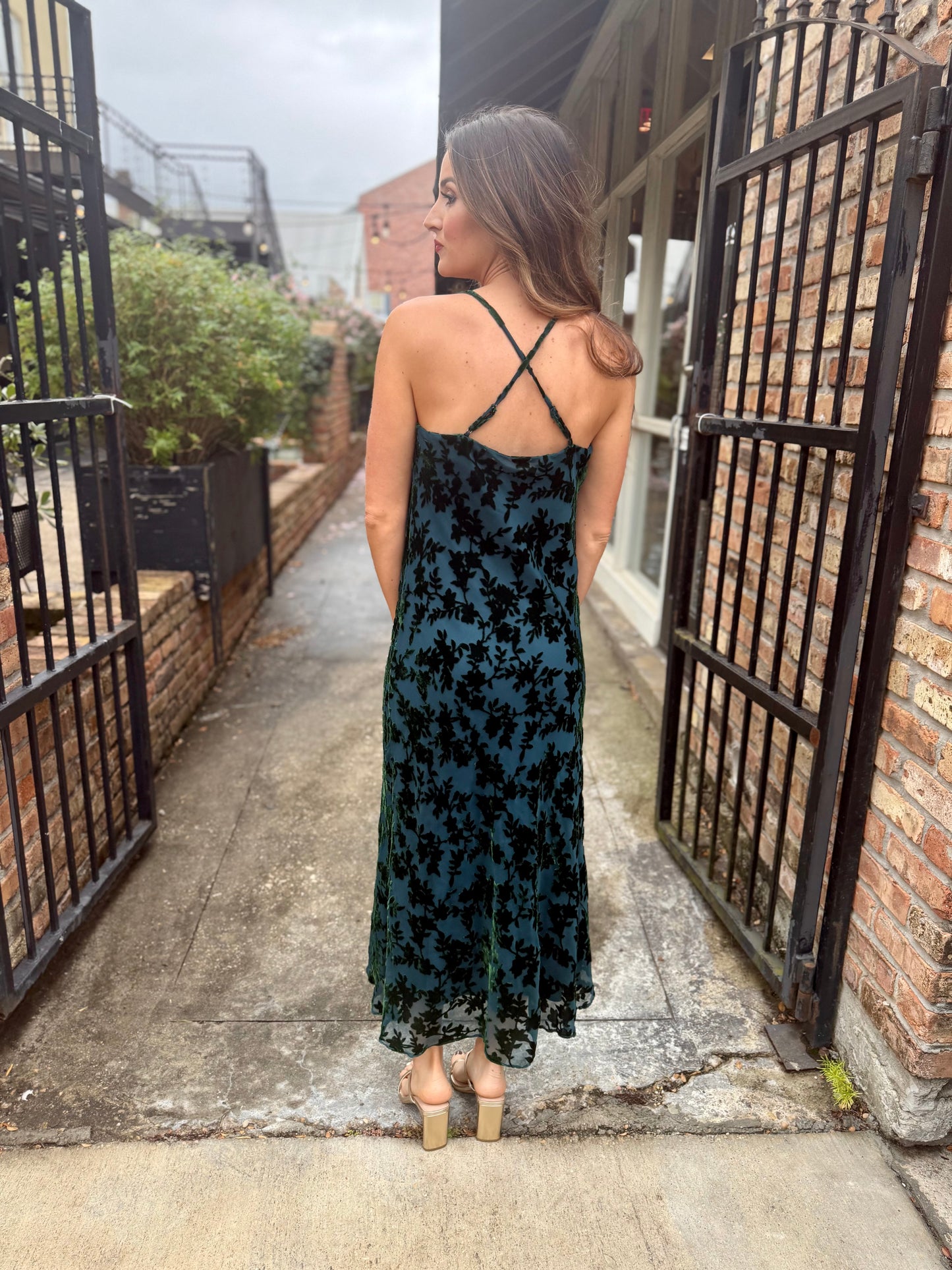 Wisteria Maxi Dress- Teal