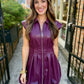 Dyanne Dress- Deep Fig