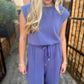Authement Modal Jumpsuit- Deep Cornflower